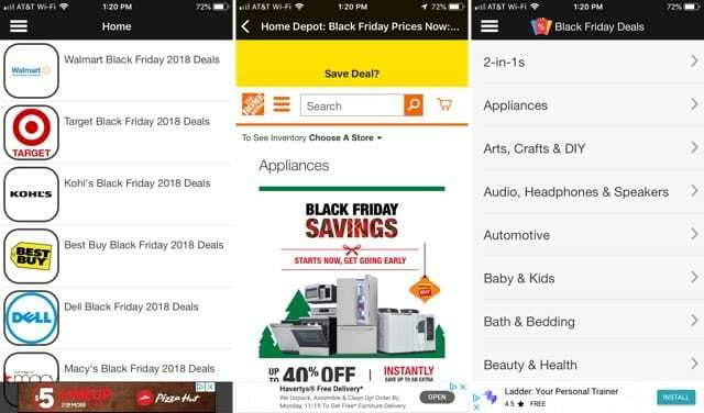 Black Friday 2018 ajánlatok App iPhone