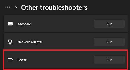 Power-Troubleshooter-Windows