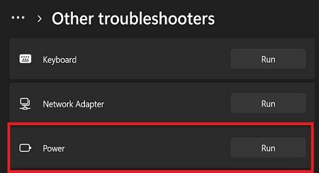 power-roubleshooter-windows