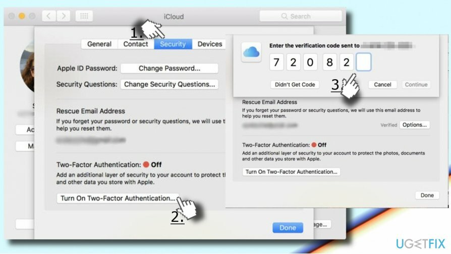 Aktivieren Sie die Zwei-Faktor-Authentifizierung auf dem Mac