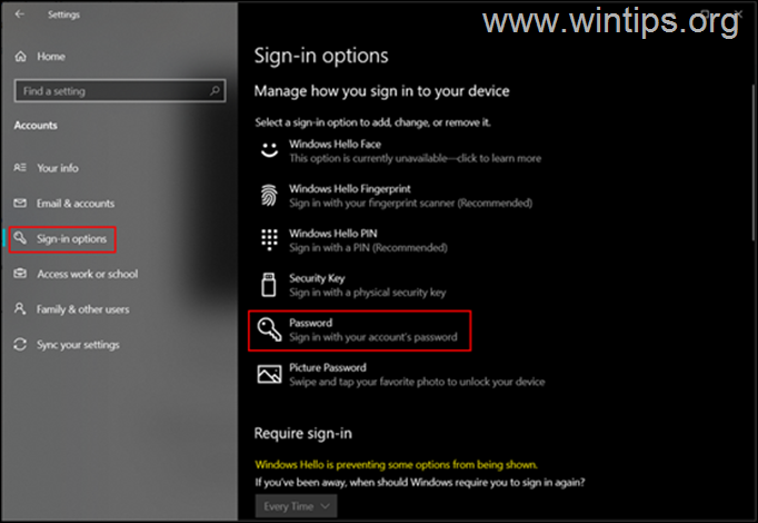 Windows 1011 Passwort ändern