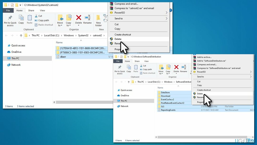 إعادة تعيين مكونات تحديث Windows