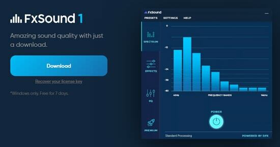 FX Sound - PC Sound Booster for Windows 10