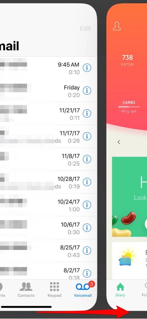 Comment changer d'application à l'aide de la barre d'accueil sur l'iPhone X