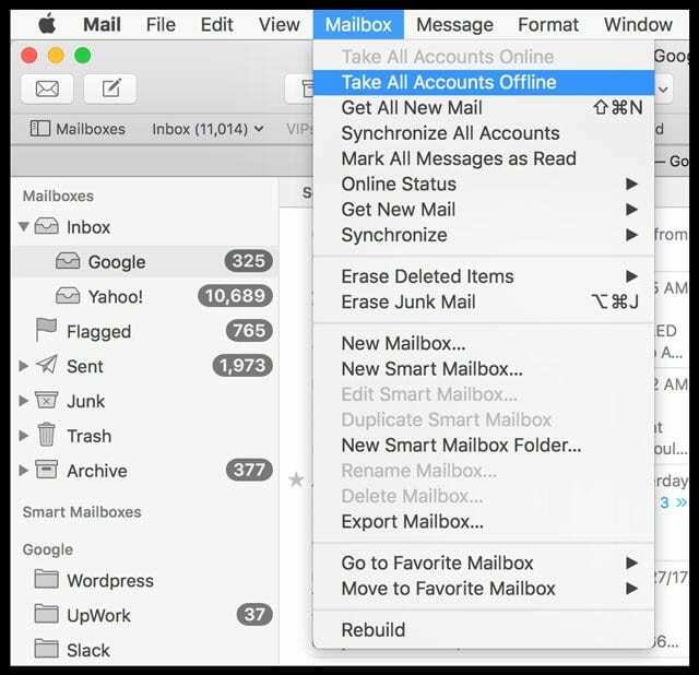 Mail-appen laddas alltid ner på Mac? Hur man fixar