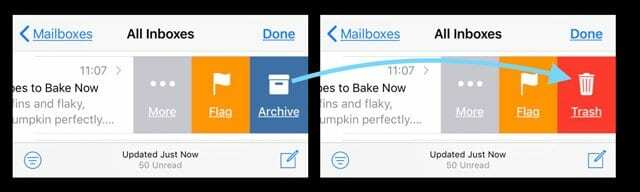 Gesek untuk Menghapus Email Tidak Berfungsi di iPhone atau iPad?