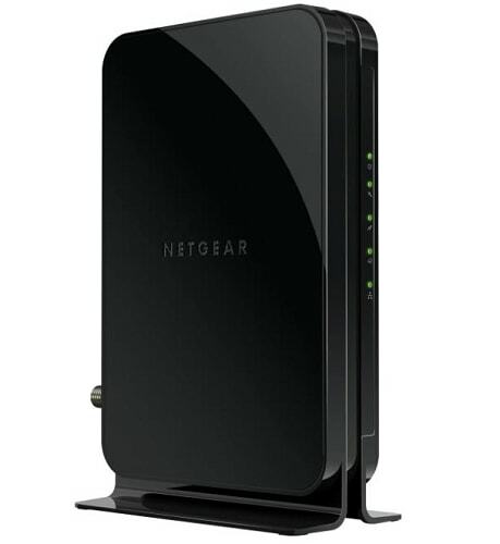 desconecte os fios de alimentação de modems e roteadores