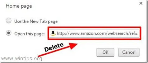 Remove-amazon-startup-page