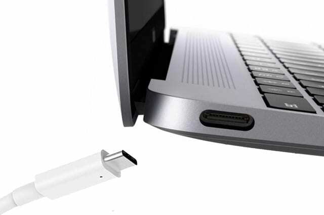 Port et câble USB_C du MacBook