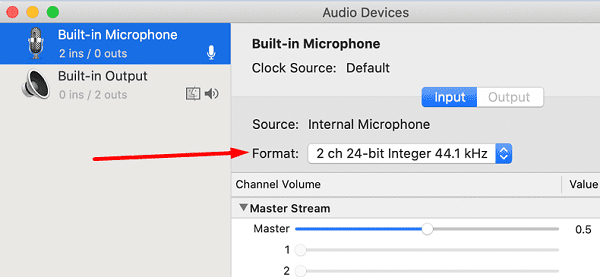 Audio-MIDI-Uslužni program za postavljanje