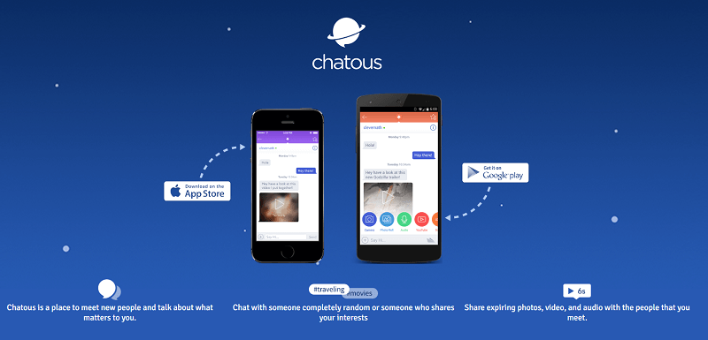 Chatous: Най-добрите уебсайтове за чат като Omegle