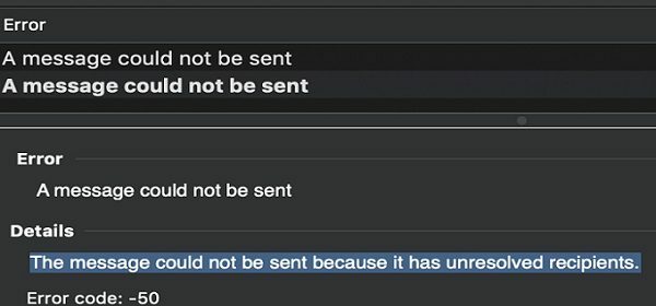 Outlook-Unresolved-Recipient-Error-Mac