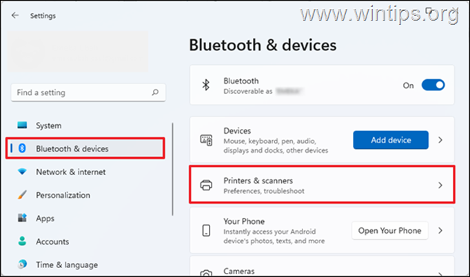 Como compartilhar a impressora com vários computadores no Windows 11.