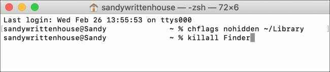 Terminal Unhide Library Folder Mac