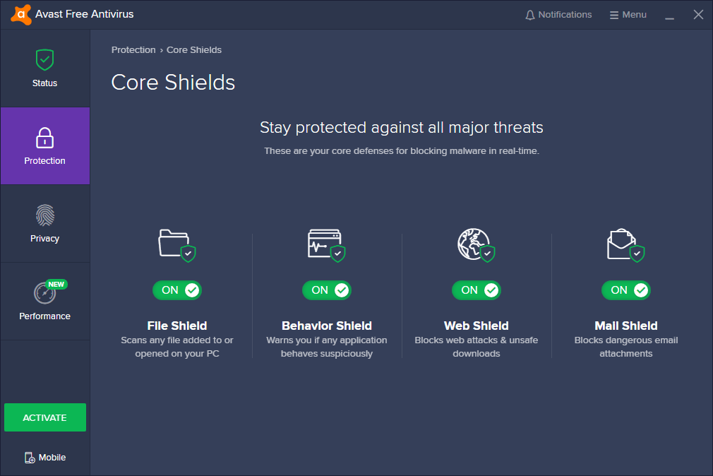 Avast gratis antivirus