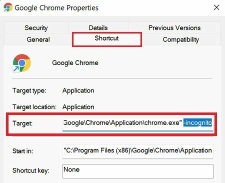 make-chrome-always-incognito-mode