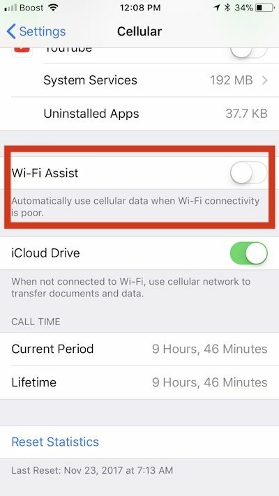 Problémy s Wi-Fi v systému iOS 11.3, užitečné tipy