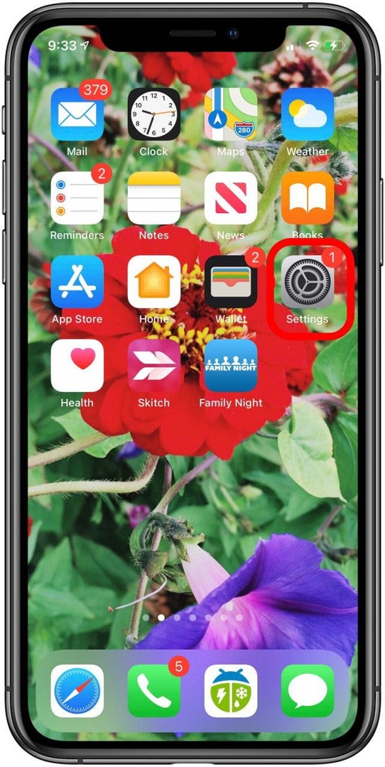 aplikacija za postavke iphone