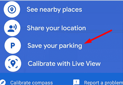 google-kartor-spara-din-parkering