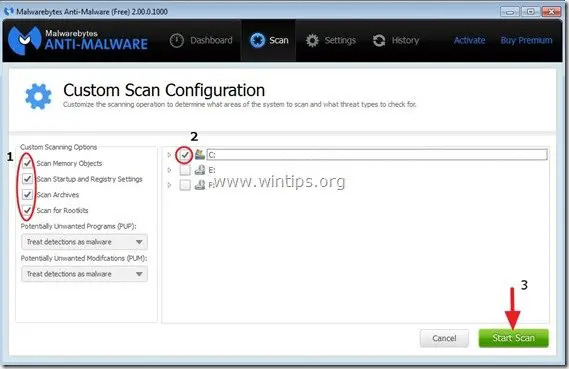 malwarebytes-anti-malware-volledige scan