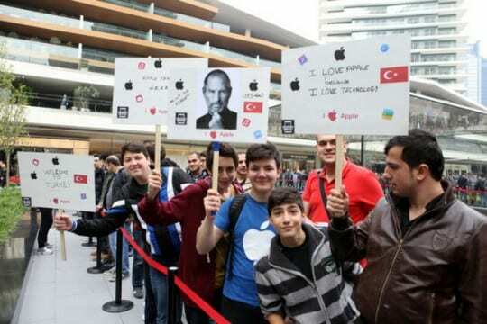 Apple Isztambul jelek