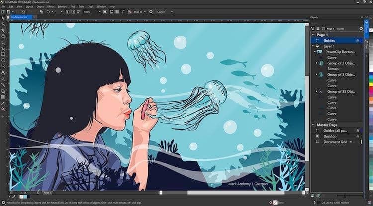 Suite graphique CorelDRAW 2019