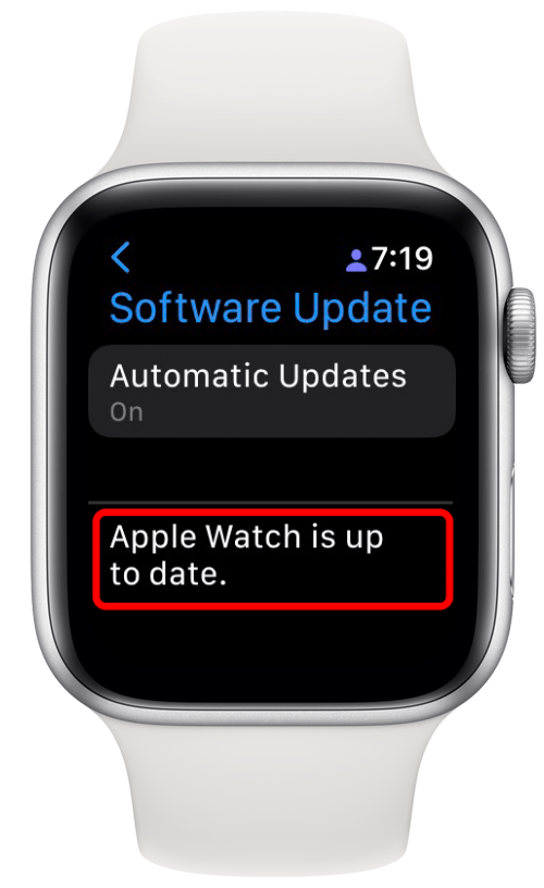 uppdatera din Apple Watch för att fixa urtavlan