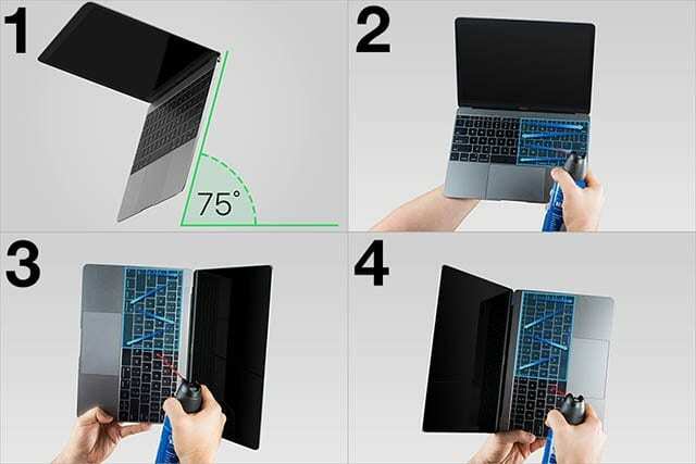 MacBookキーボードのクリーニング