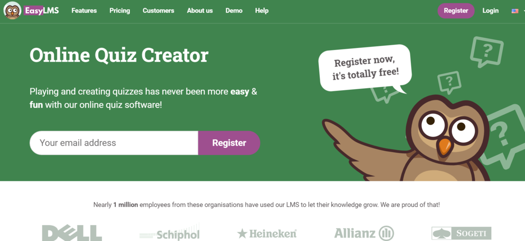 Online Quiz Creator-programvare