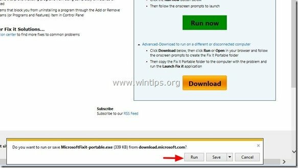 run-Microsoft-FixIt-φορητό