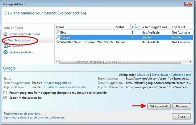 set-default-Search-provider-internet-explorer