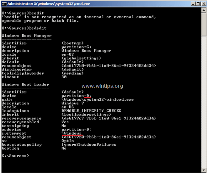 controllo file di sistema offline