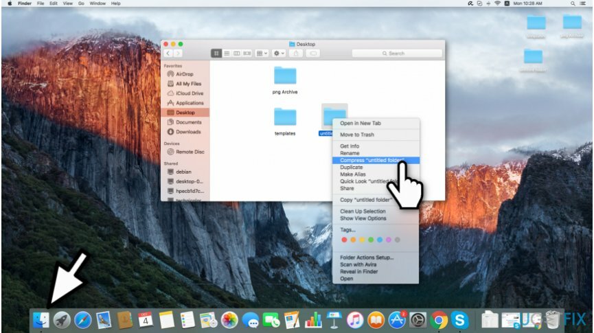 Datei auf dem Mac komprimieren