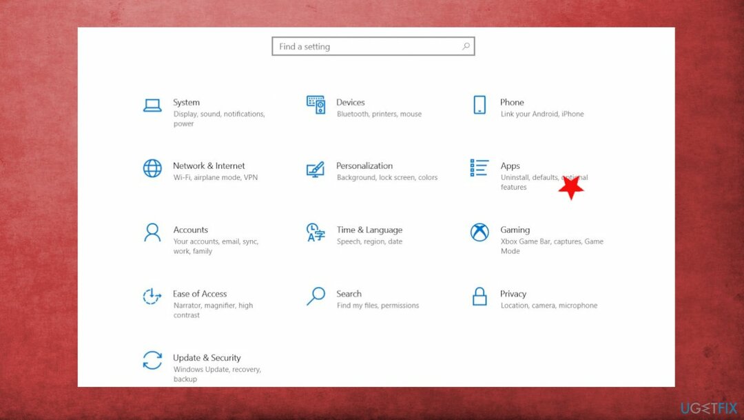 Configuración de aplicaciones