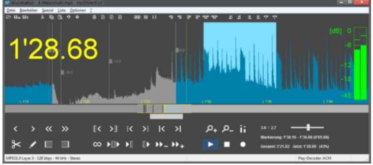 MP3-Direktschnitt