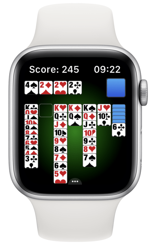 Solitaire hra pre Apple Watch