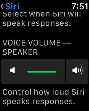 Hur man minskar Siri-volymen på Apple Watch