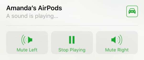 AirPods'umu Bul Sesini Kapatın veya Oynatmayı Durdurun