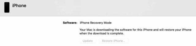 Mac Finder dalam mode pemulihan