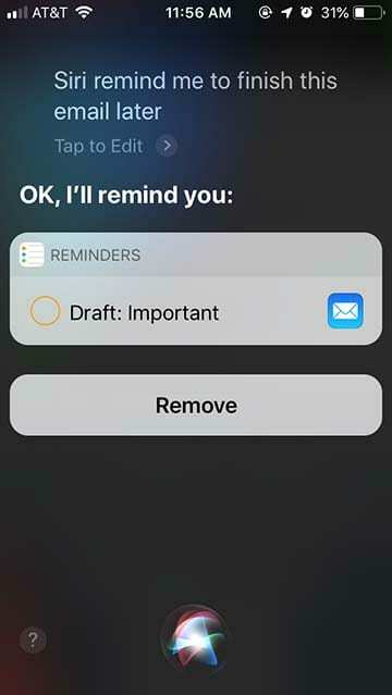 Mail Tips - Siri til Mail