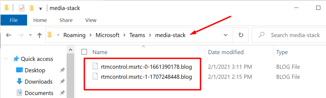 microsoft teams media stack datoteke