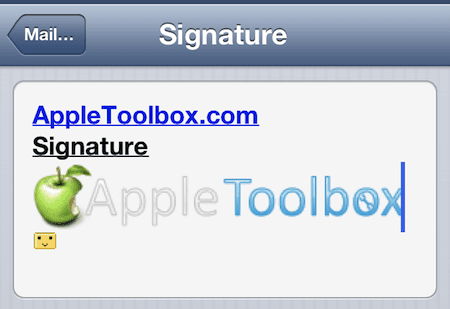 iPhone iPad HTML ხელმოწერები