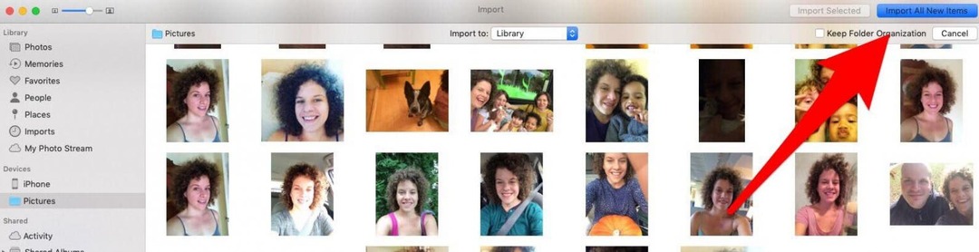 كيفية تنزيل الصور من iphone إلى mac