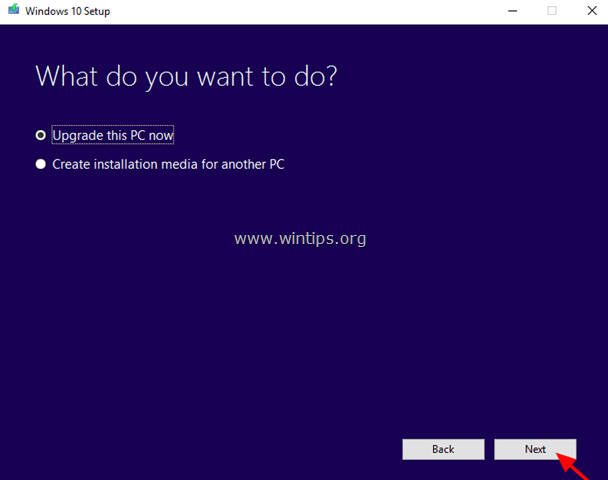 Uaktualnij teraz ten komputer do systemu Windows 10