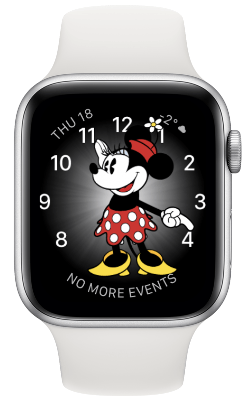 Wajah Jam Apple Minnie Mouse