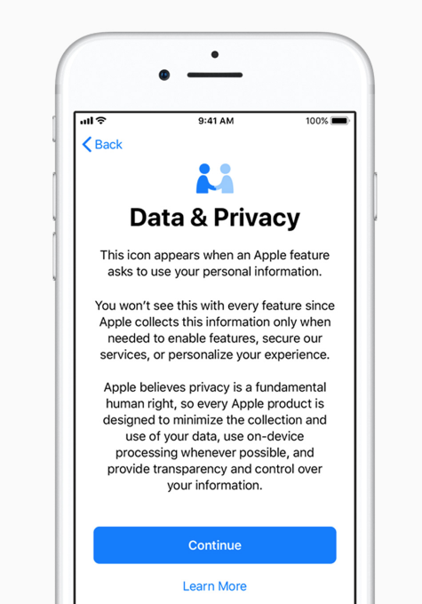 ios 11.3 privacy e sicurezza