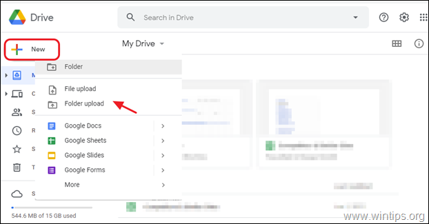 كيفية إرسال ملفات كبيرة الحجم باستخدام Google Drive