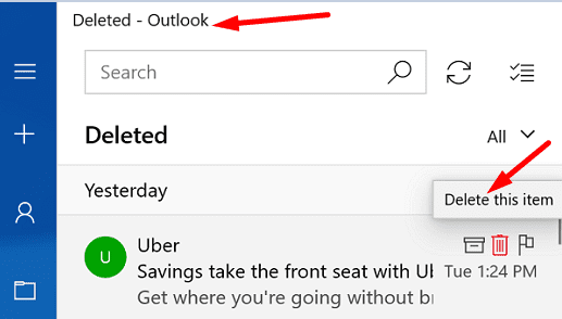 delete-outlook-emails-from-deleted-folder