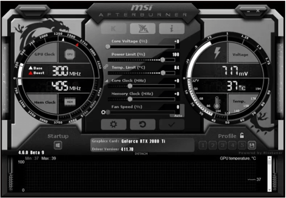 MSI Afterburner - Meilleur logiciel d'overclocking