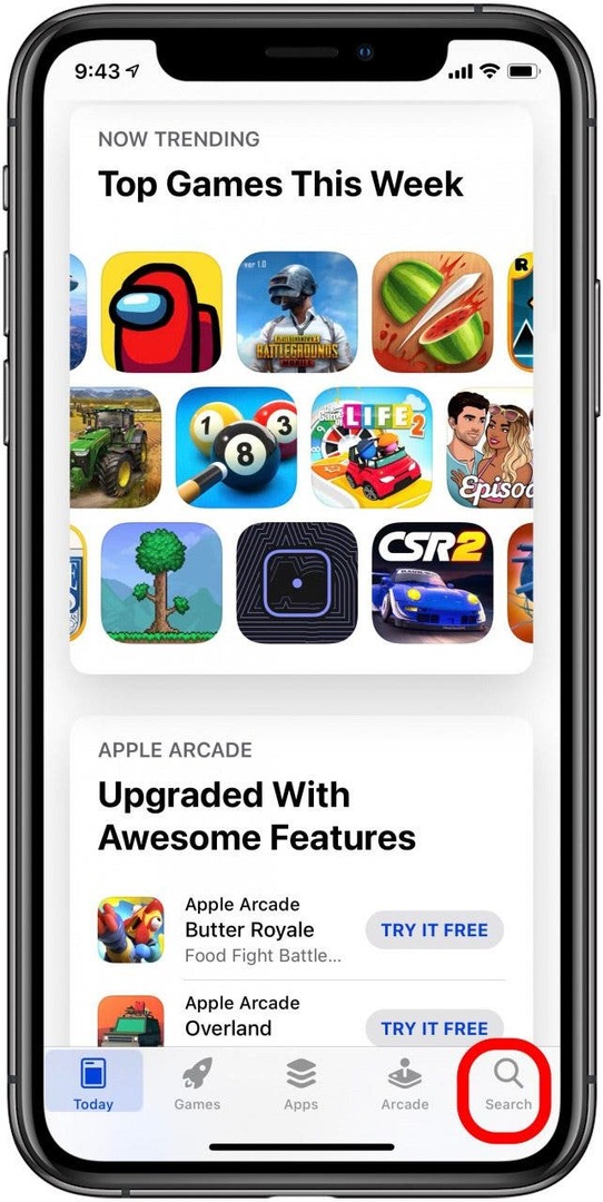 cari aplikasi di app store